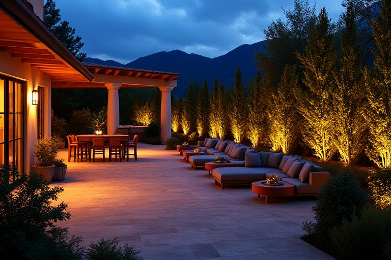 Diseño de iluminación para patio trasero en Antioquia